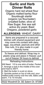 Loaf - Garlic & Herb Sourdough