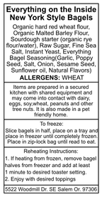 1/2 dozen Everything on the Inside Bagels