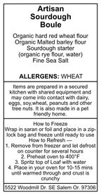 Loaf - Plain Sourdough